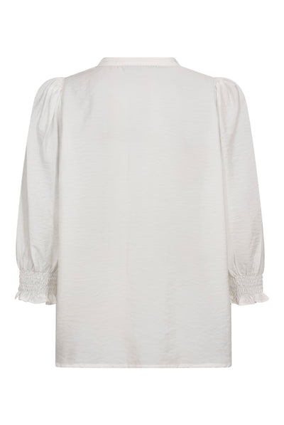 CallumCC Lace Puff V-Shirt 4000-White - 45173 Thumbnail