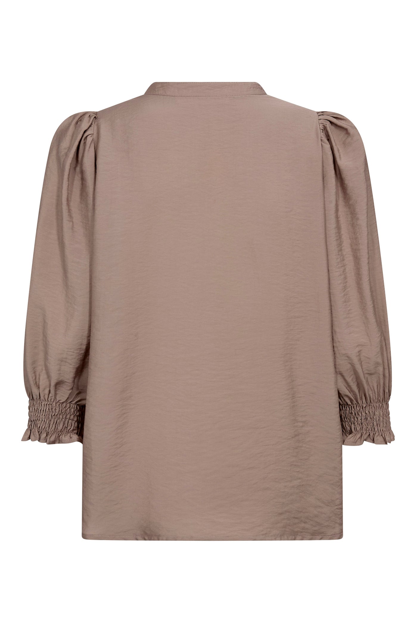 CallumCC Lace Puff V-Shirt 2006-Taupe - 45173