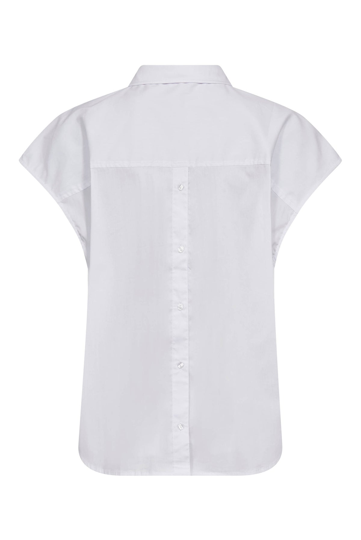 ElaraCC Slit Back SS Shirt 4000-White - 45142