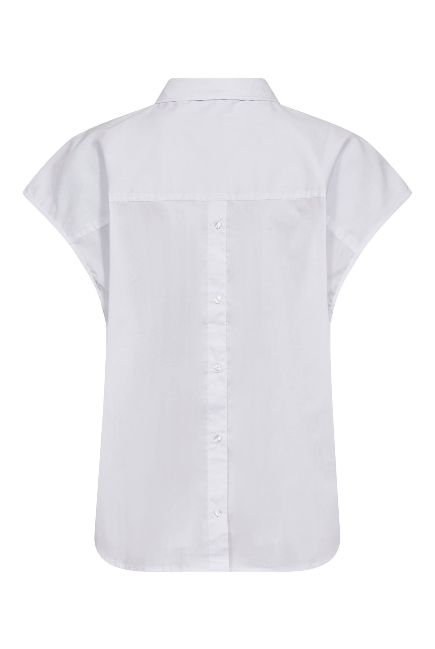 ElaraCC Slit Back SS Shirt 4000-White - 45142