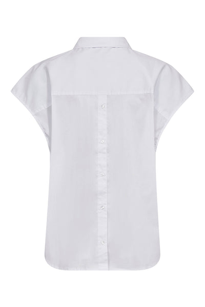 ElaraCC Slit Back SS Shirt 4000-White - 45142 Thumbnail