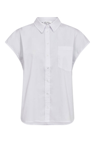 ElaraCC Slit Back SS Shirt 4000-White - 45142 Thumbnail