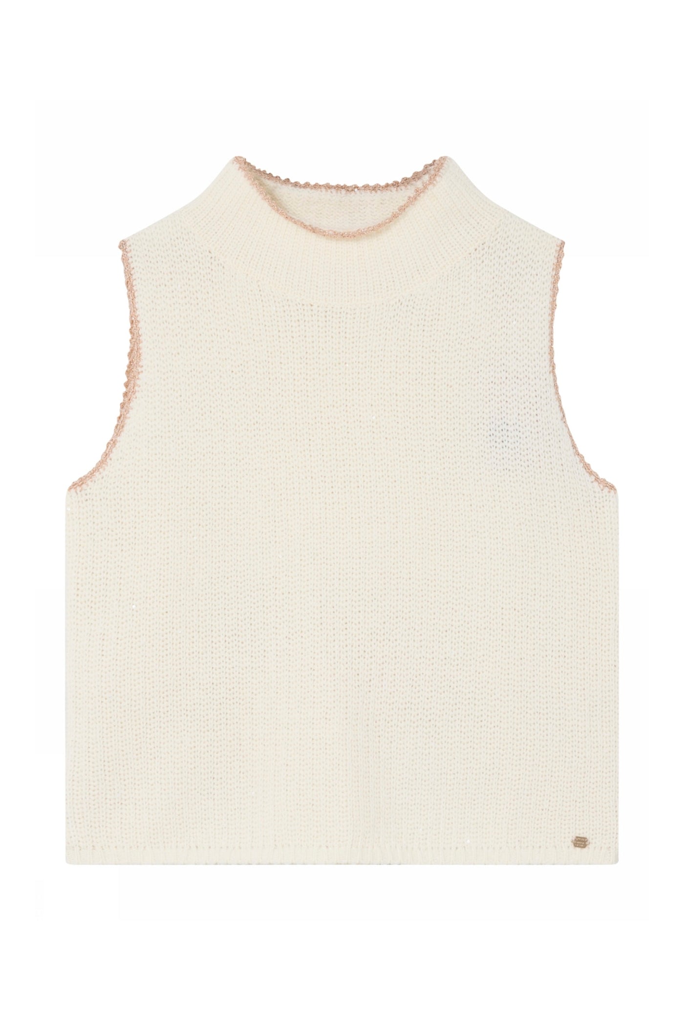 Kanita, Knit vest 1010-Off White - 62406/3796