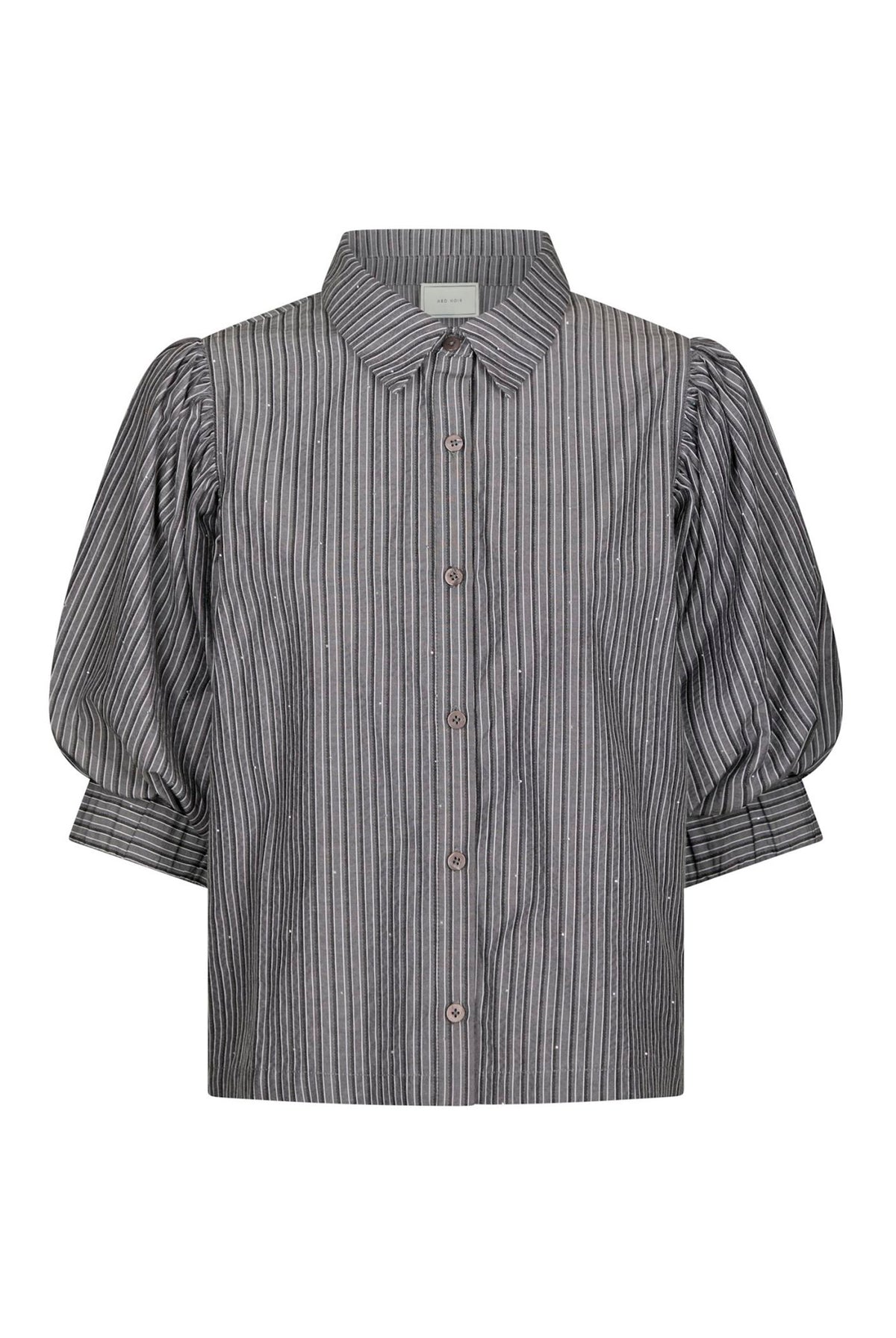 Etta Stripe B Shirt DARK GREY - 169544