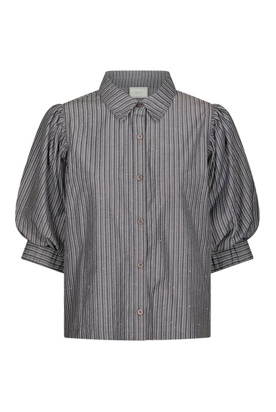 Etta Stripe B Shirt DARK GREY - 169544 Thumbnail