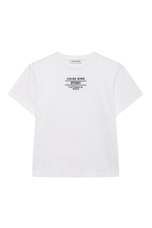 SHELLY TEE STUDIO White - A-08-12849