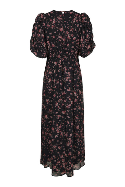 Kikka Mini Flower Dress Black - 170468 Thumbnail