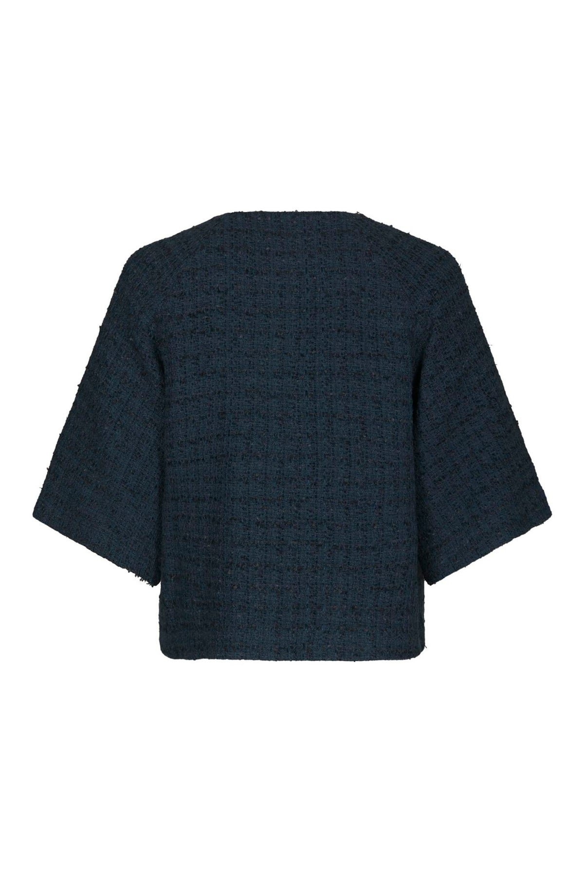 Rosella Boucle Mini Jacket Navy - 166488