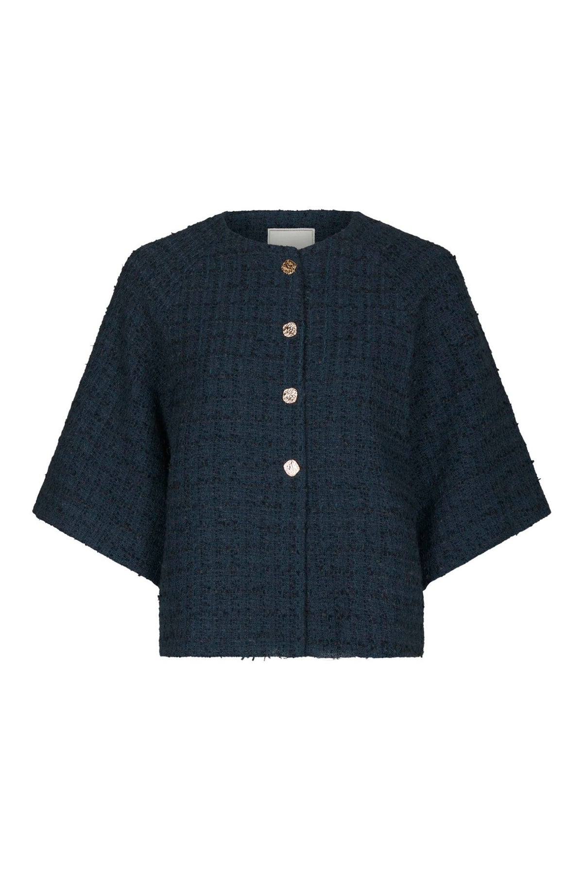 Rosella Boucle Mini Jacket Navy - 166488