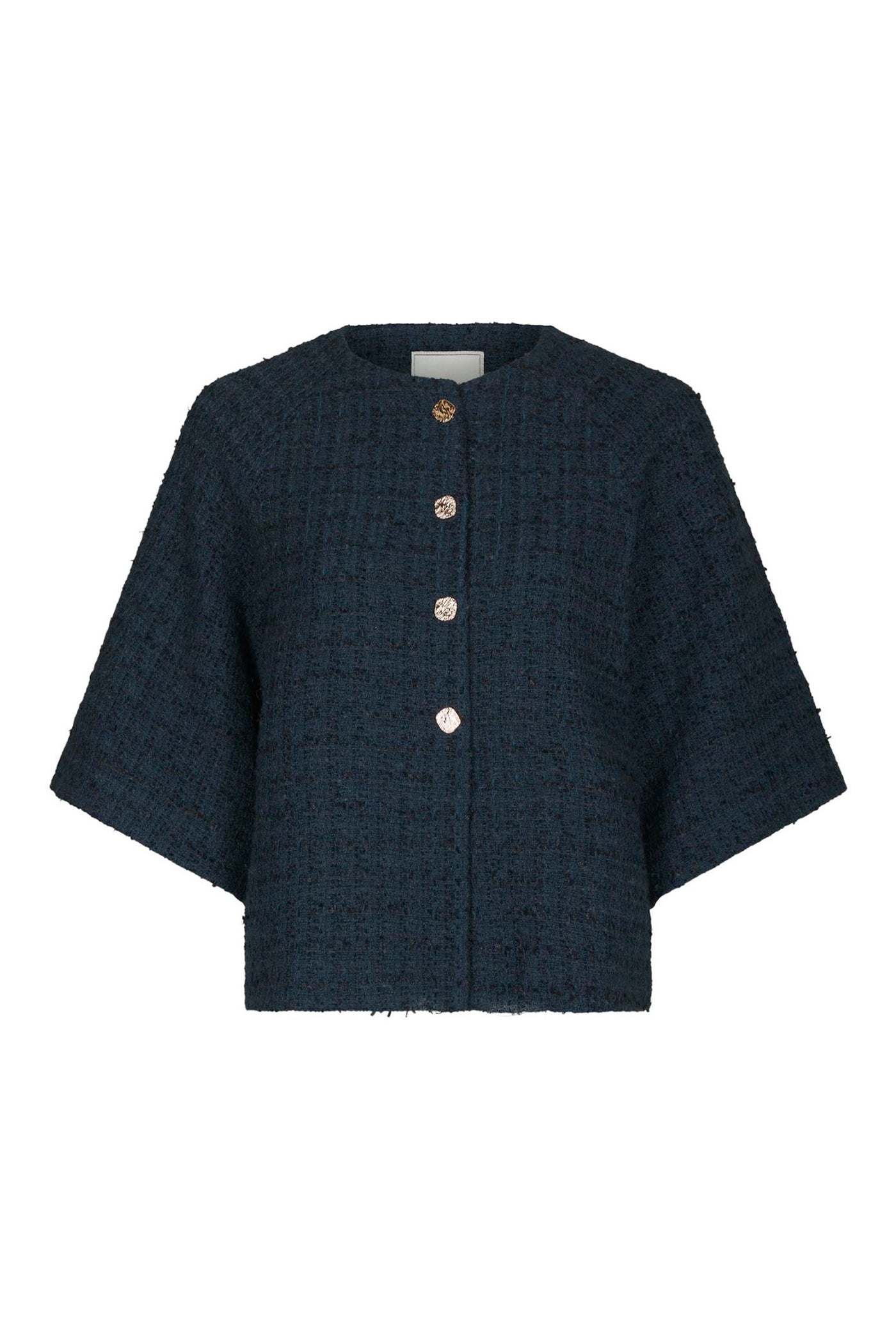 Rosella Boucle Mini Jacket Navy - 166488