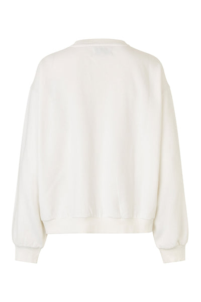 SydneyLL Leopard Sweatshirt LS 01 White - 25450-1068 Thumbnail