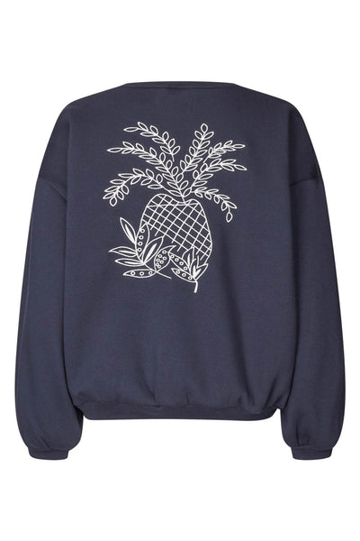 SydneyLL Pineapple Sweatshirt 23 Dark Blue - 25448-1033 Thumbnail