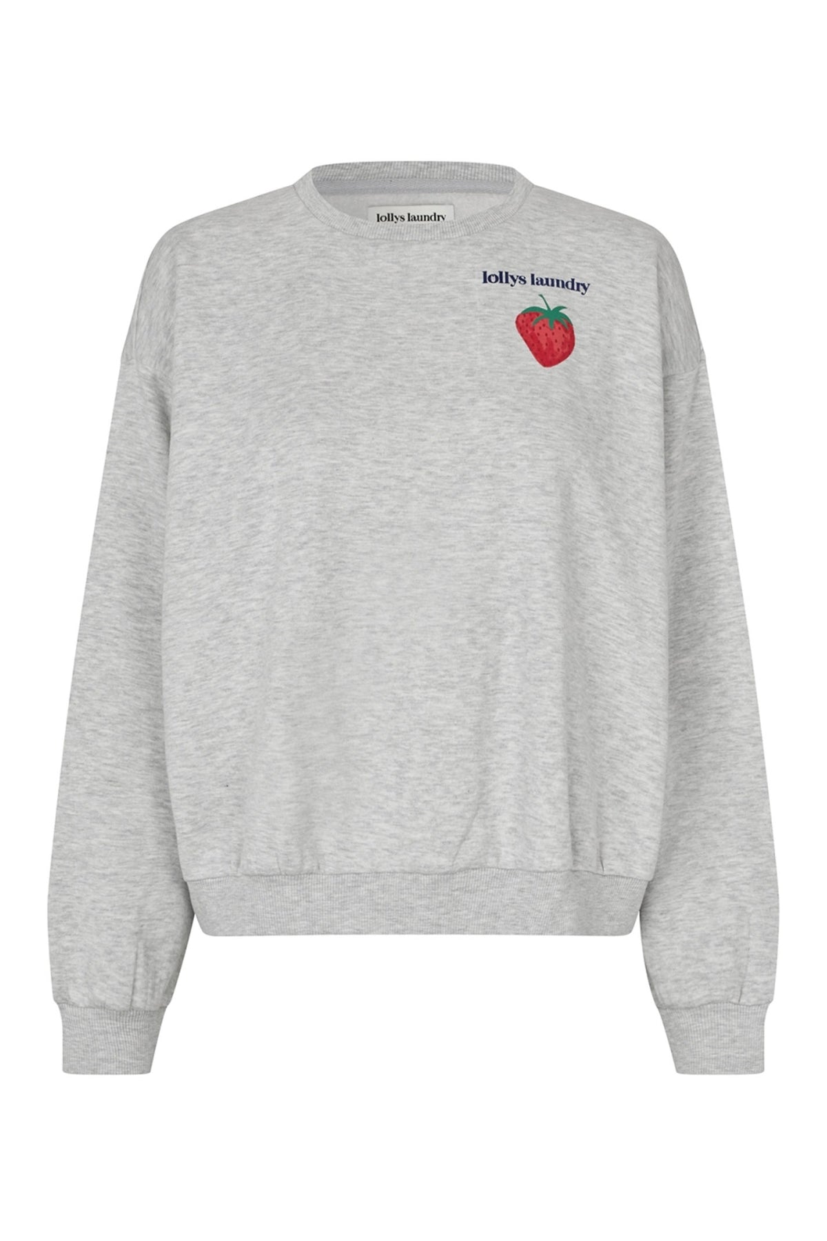 SydneyLL Strawberry Sweatshirt 13 Light Grey Melange - 26124-1080