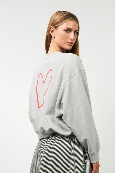 SydneyLL Sweatshirt LS 11 11 Grey Melange - 90069-1083 Thumbnail