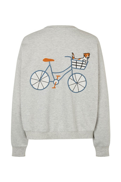 Sydneyll Dog Sweatshirt Ls Light Grey Melange - 26460-1045 Thumbnail