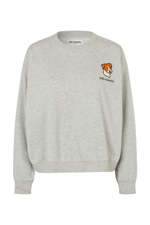 Sydneyll Dog Sweatshirt Ls Light Grey Melange - 26460-1045