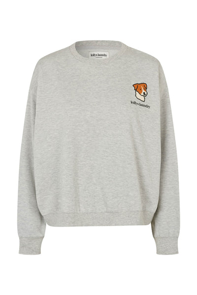 Sydneyll Dog Sweatshirt Ls Light Grey Melange - 26460-1045 Thumbnail