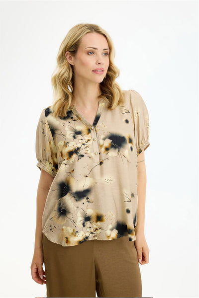 Synne blouse SAND - 17220 Thumbnail