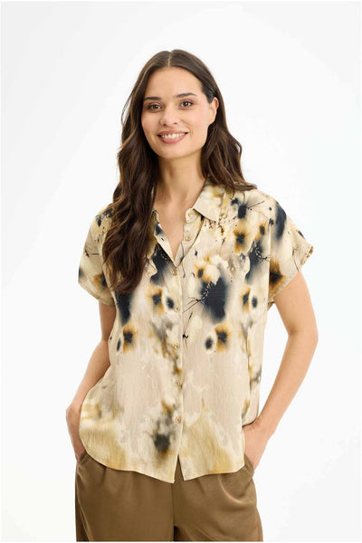 Synne shirt SAND - 17221 Thumbnail