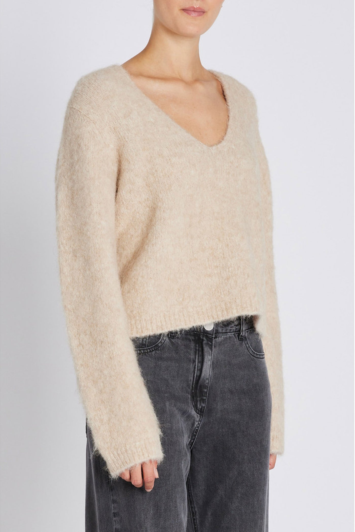 SyringabrushedBBElaia knit Beige - BBW4606