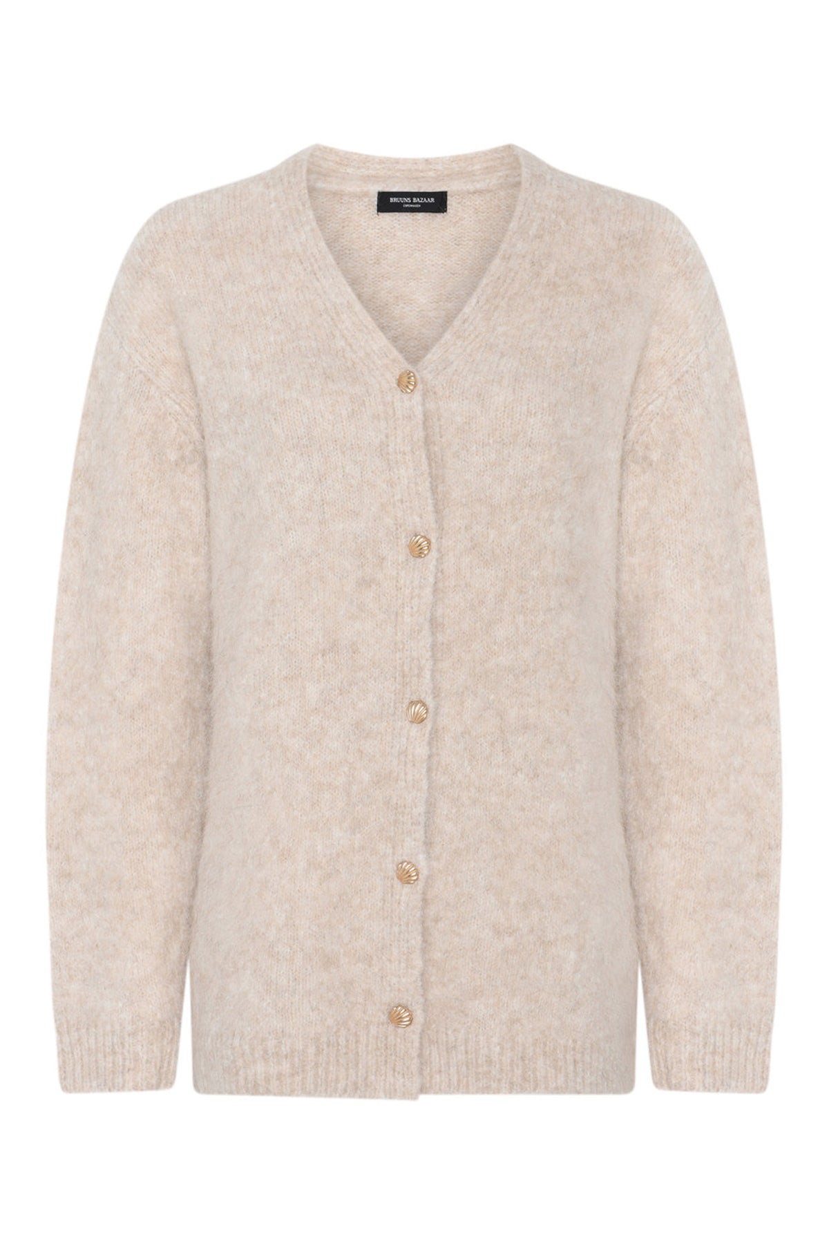 SyringabrushedBBVerna knit car Beige - BBW4607