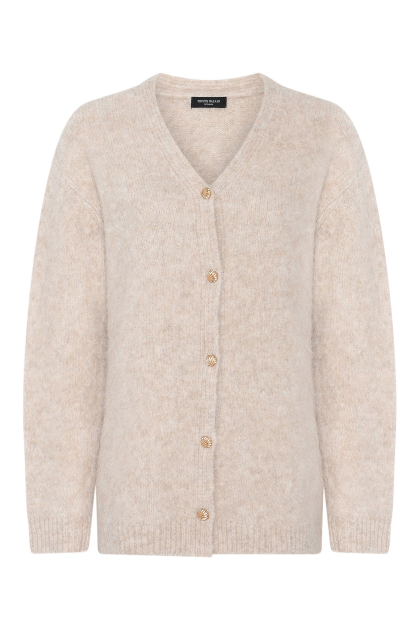 SyringabrushedBBVerna knit car Beige - BBW4607