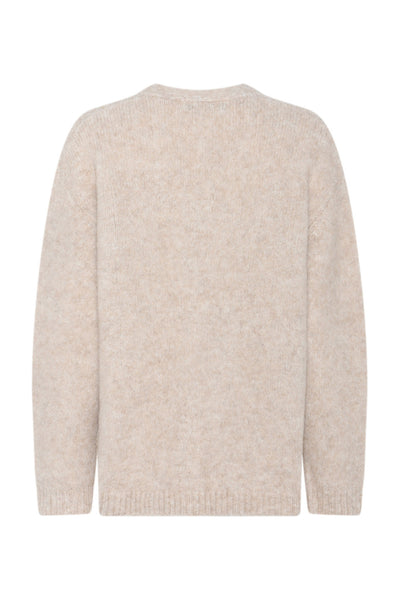 SyringabrushedBBVerna knit car Beige - BBW4607 Thumbnail
