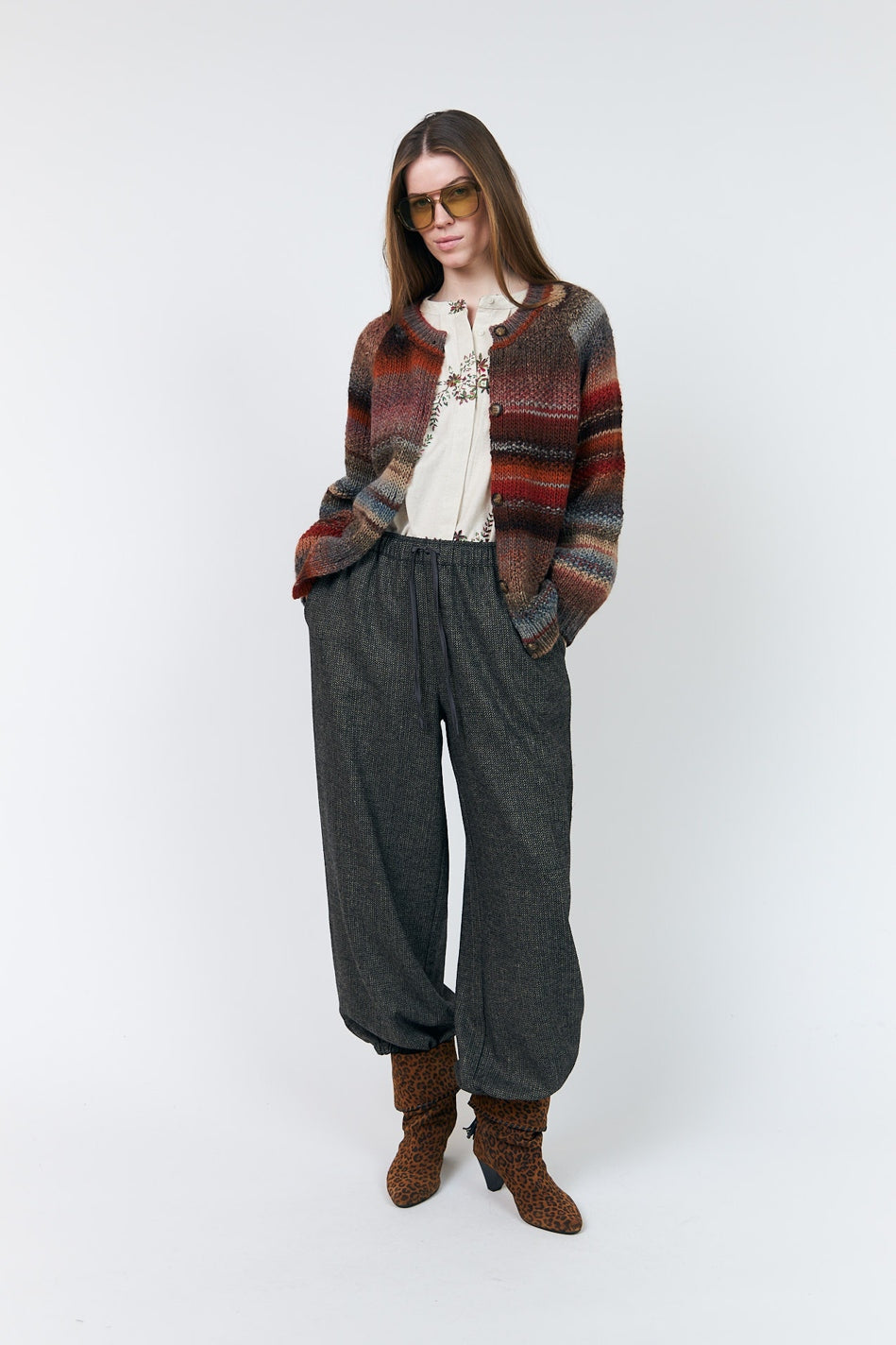 Piperll Pants Dark Mokka - 26474-2027