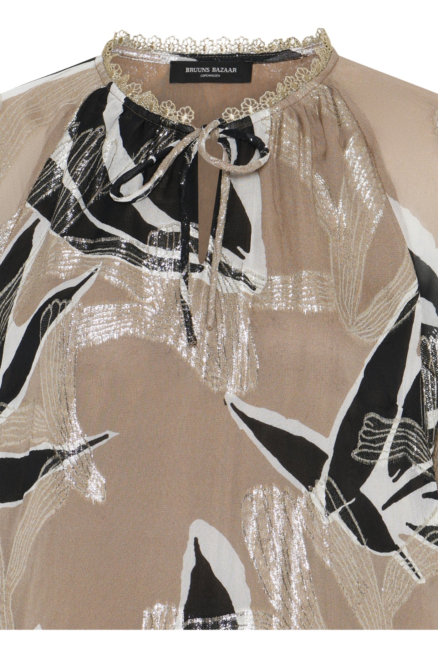 SommiBBKarly blouse Leaves Artwork - BBW4898