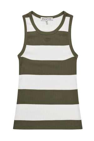 TEZZA 345-StripeOliv - 1110/26163