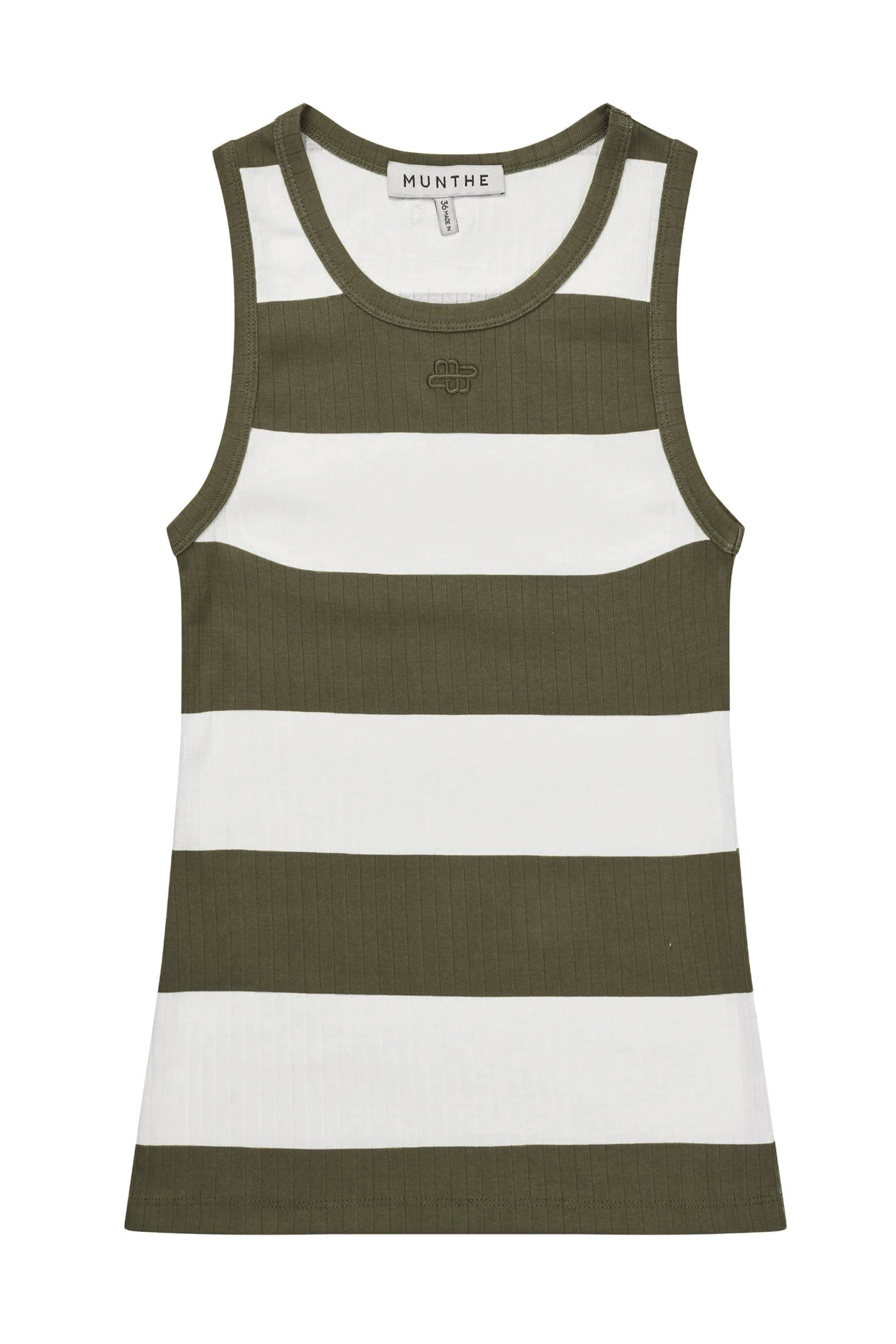 TEZZA 345-StripeOliv - 1110/26163