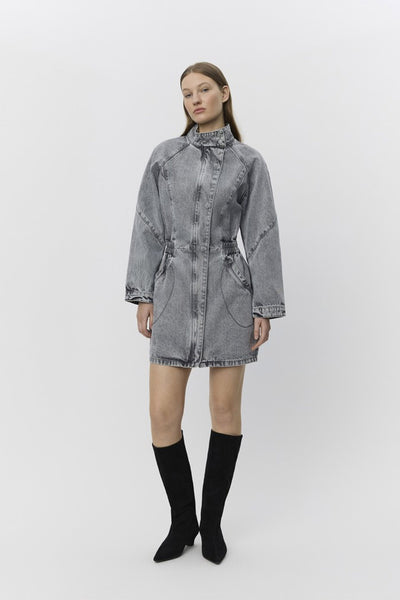 THILISW DRESS 8052 Stone Grey - S253112 Thumbnail