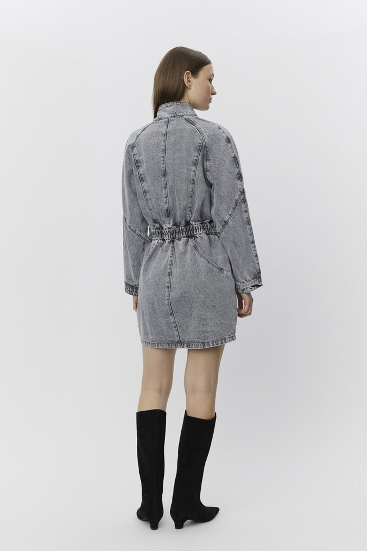 THILISW DRESS 8052 Stone Grey - S253112