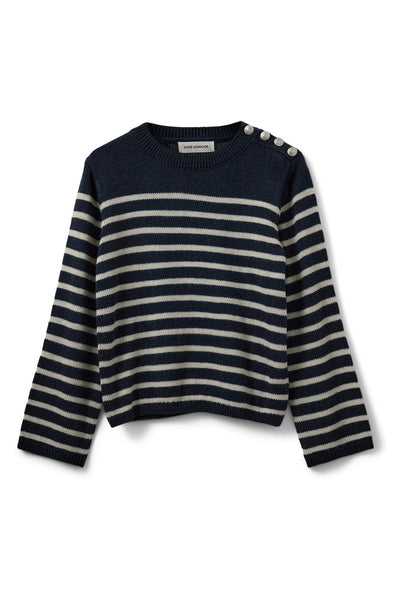 TILDASW SWEATER 5112 Navy Striped - S253175 Thumbnail