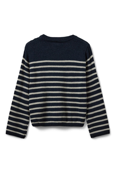 TILDASW SWEATER 5112 Navy Striped - S253175 Thumbnail