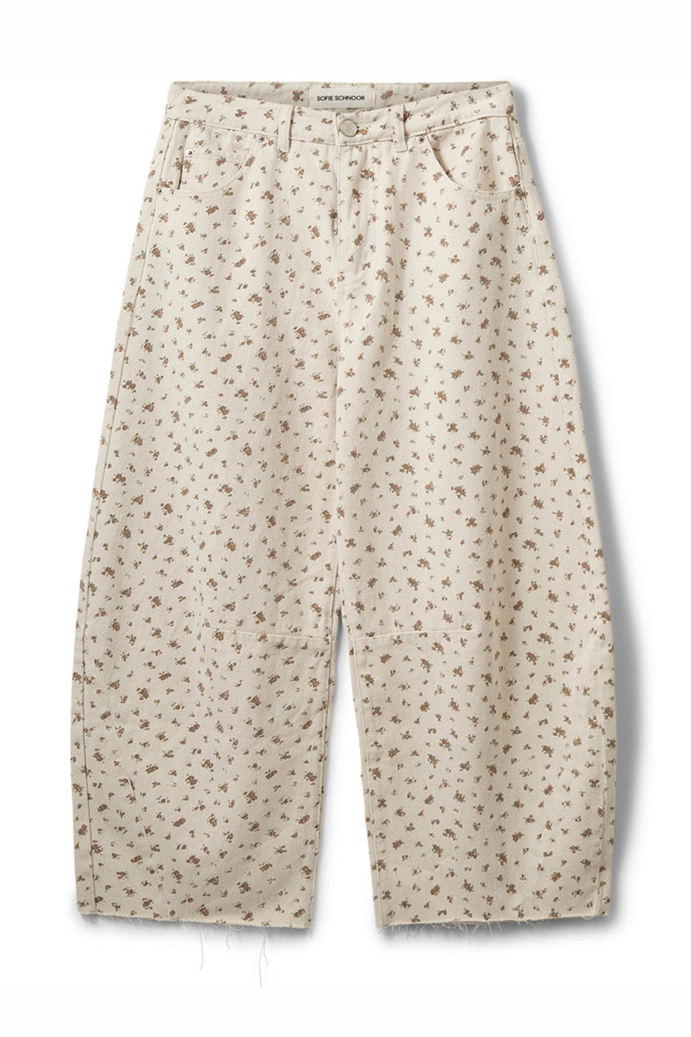 TOMARSW CROPPED BARREL JEANS 5033 Rose Flower - S261216