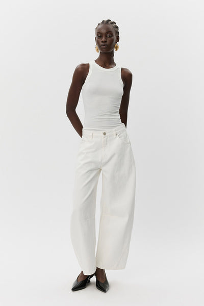 TOMARSW TROUSERS 0108 Off White - SNOS709 Thumbnail