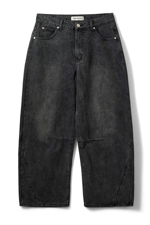 TOMARSW TROUSERS 1015 Washed black - SNOS709