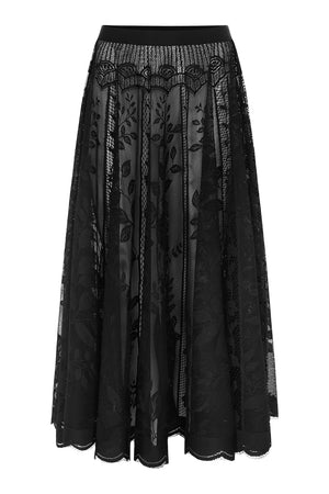 Collinsll Midi Skirt Black - 26493-2035
