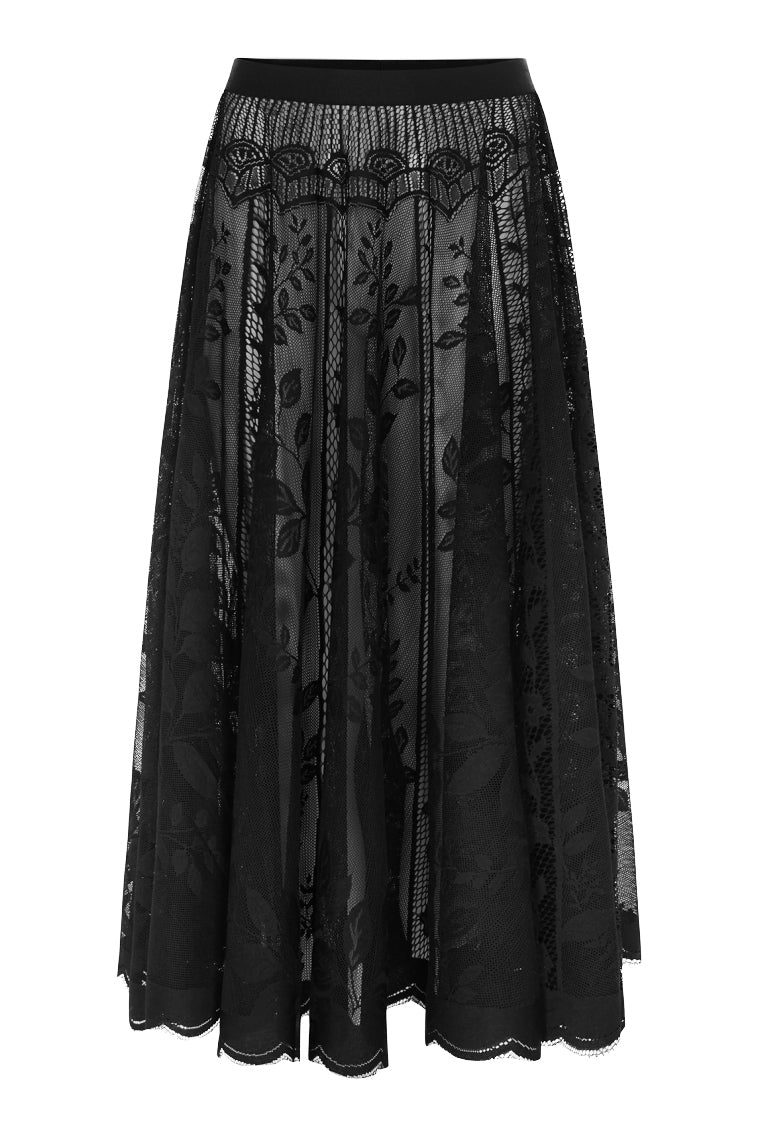 Collinsll Midi Skirt Black - 26493-2035