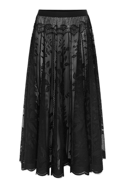 Collinsll Midi Skirt Black - 26493-2035 Thumbnail
