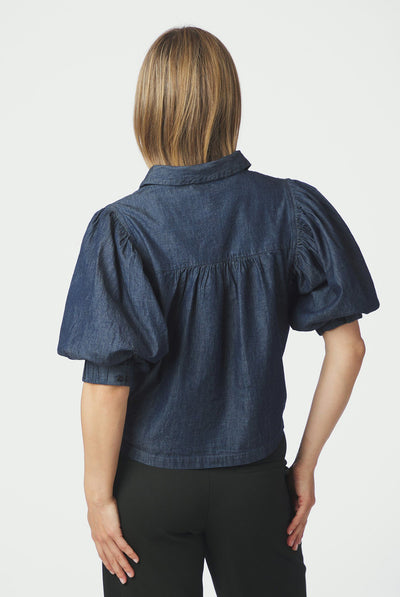 Etta Denim Shirt Blue - 170462 Thumbnail