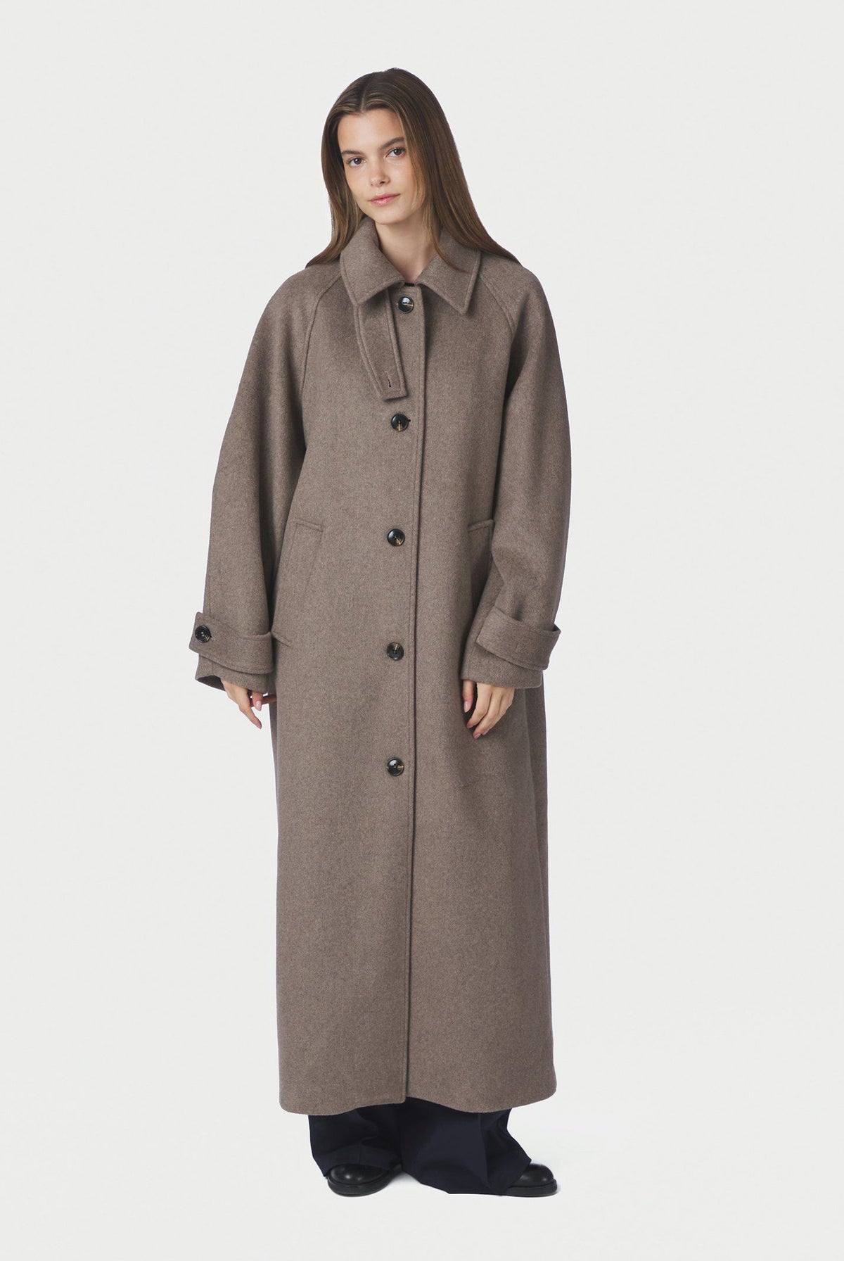 Keaton Wool Coat TAUPE - 165499
