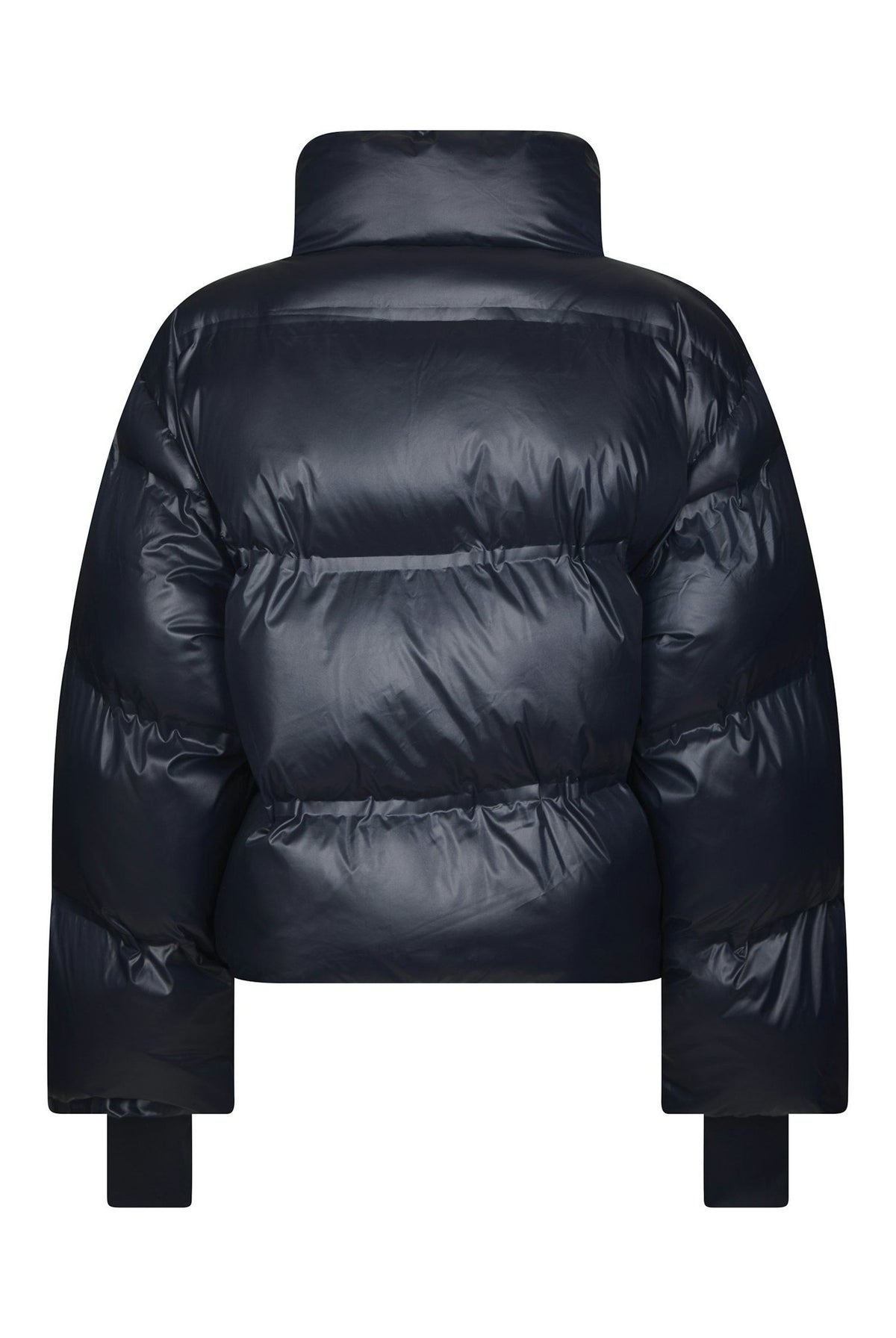 Rhea Shiny Puffer Jacket Navy - 165094