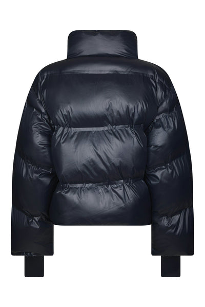 Rhea Shiny Puffer Jacket Navy - 165094 Thumbnail