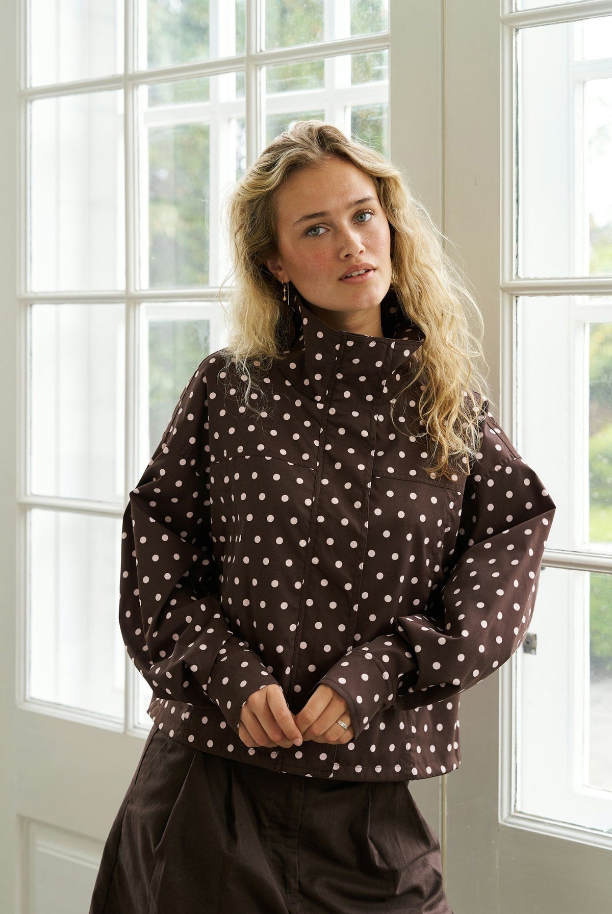 Callisa Dot Jacket Brown - 167353