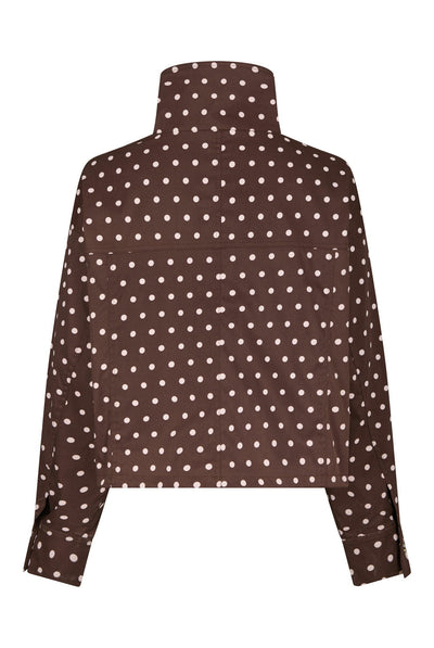 Callisa Dot Jacket Brown - 167353 Thumbnail