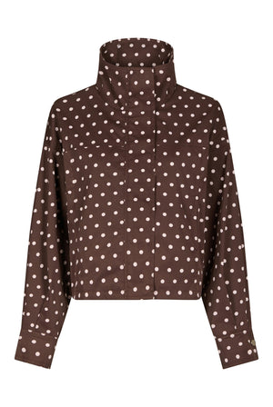 Callisa Dot Jacket Brown - 167353