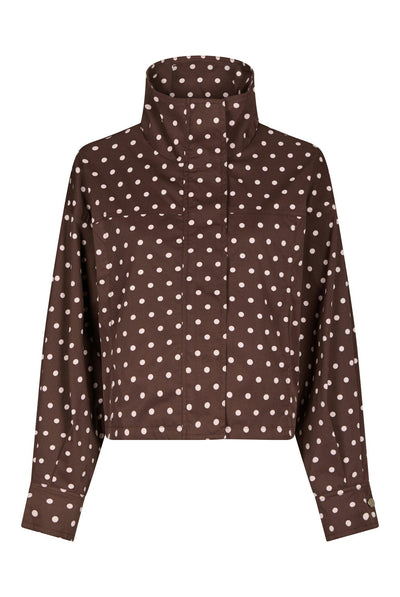 Callisa Dot Jacket Brown - 167353 Thumbnail