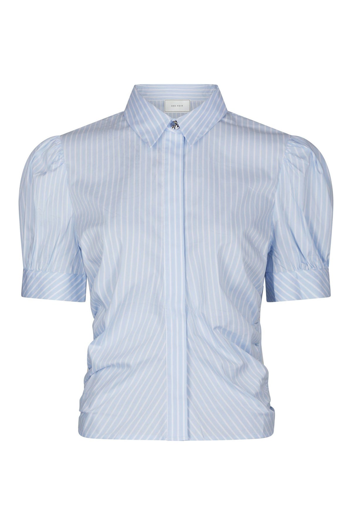Frannie Soft Stripe Shirt Light Blue - 169738